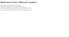Desktop Screenshot of allinone.seasar.org