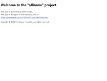 Tablet Screenshot of allinone.seasar.org